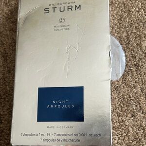 Dr. Barbara Sturm Night Ampoules in Silver and Blue